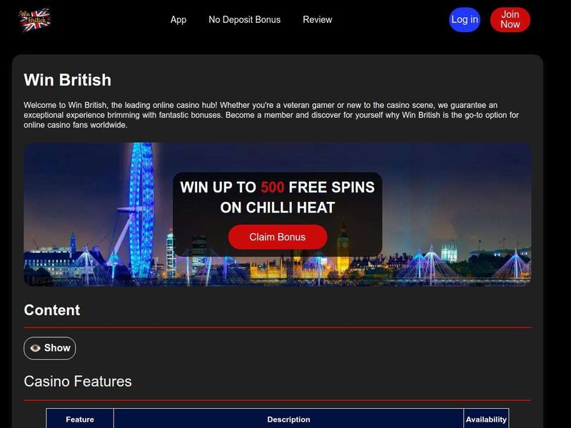 WinBeast Casino Review: Exclusive No Deposit Bonus UK Offers